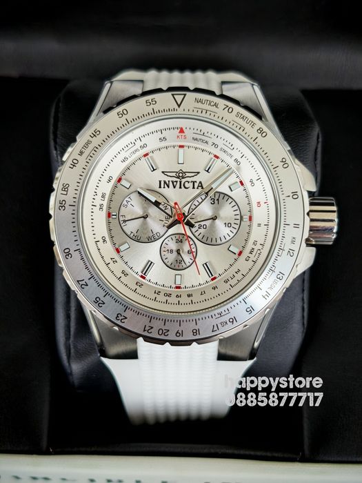 INVICTA Aviator white 50 mm, Инвикта нов ръчен часовник