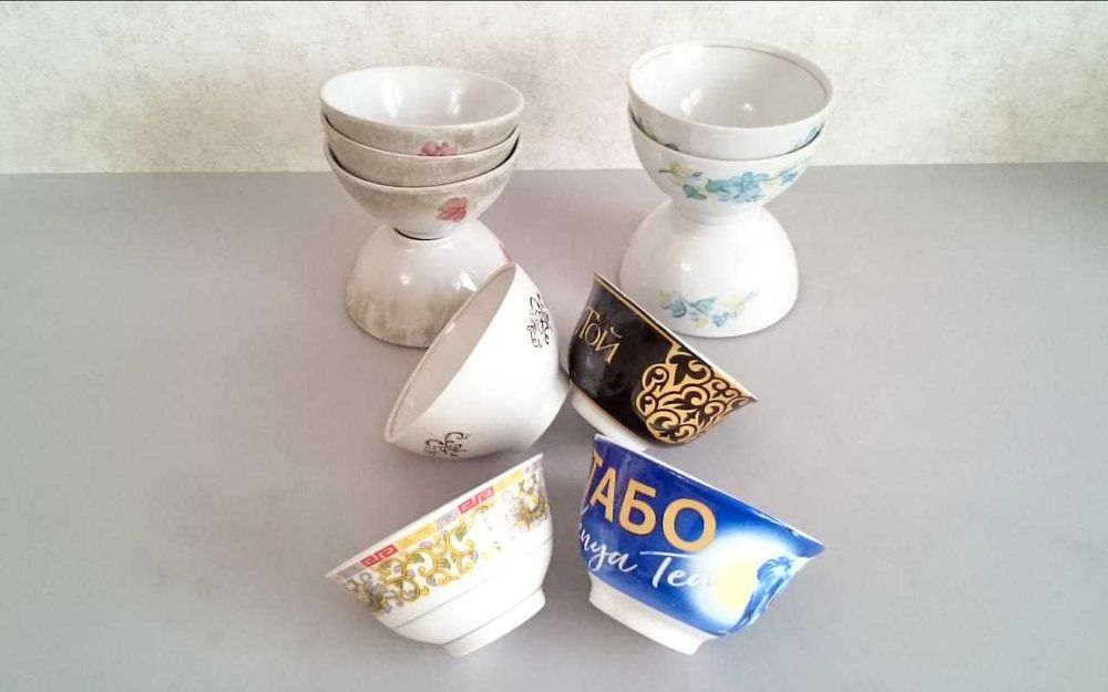 Розетки, кружки, пиалы