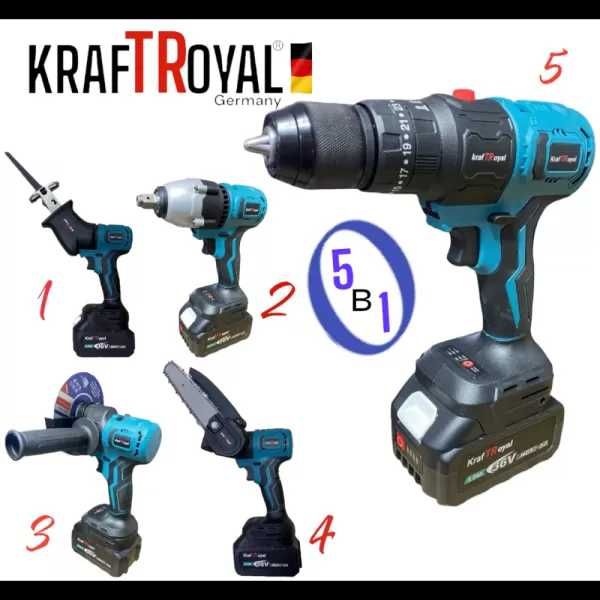 5в1  комплект-сменяеми глави винтовер гайков. саб. трион резачка флекс