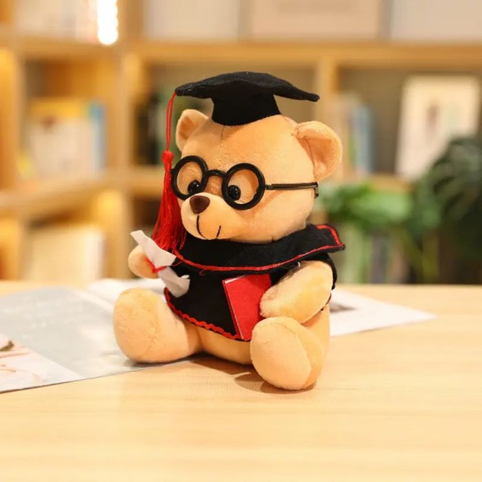 Плюшено мече подарък за дипломиране, подарък за  абитуриент