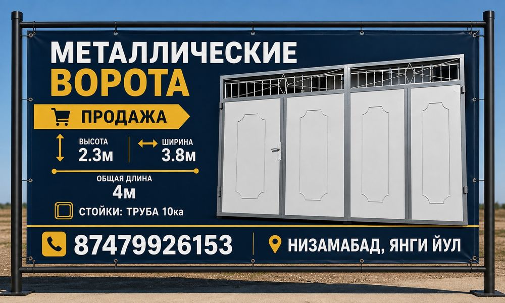 Варота ворота қақпа 4 метр