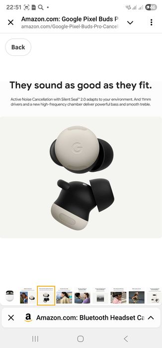 Наушники Google Buds Pro original from USA