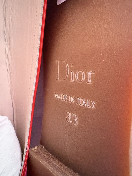 Новые туфли Dior