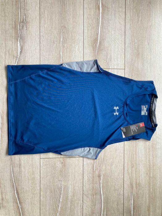 НОВ Under Armour Heat Gear Compression потник тениска без ръкави L