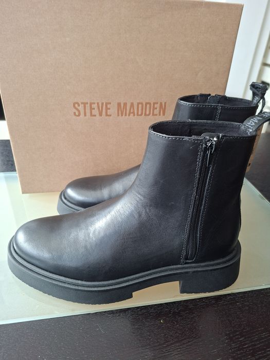 Кожени боти Steve Madden
