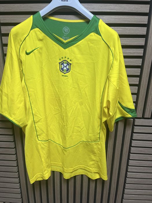 NIKE Brasil Home Jersey 2004-2006  - Бразилия ХЛ / Оригинал