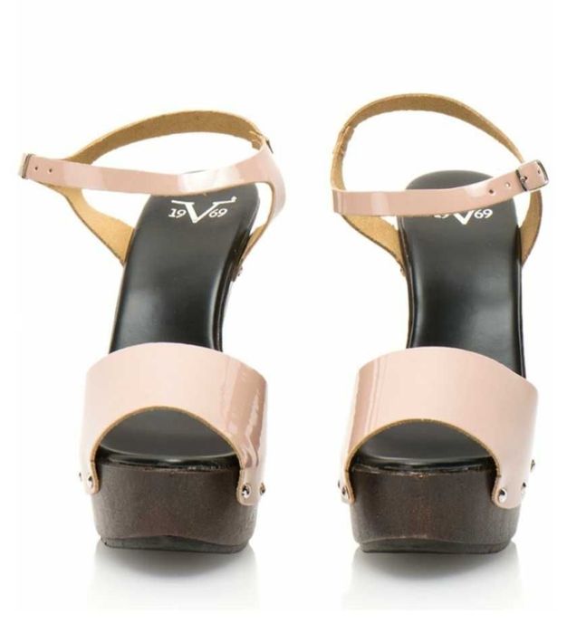 %ПРОМО% № 36 – Дамски сандали ест кожа ток/платформа 13/4см