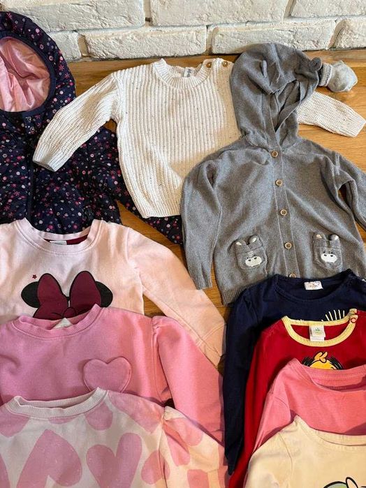 Лот дрехи за момиче есен/зима 86/92 - 30 части (3.30 лв. на дрешка)