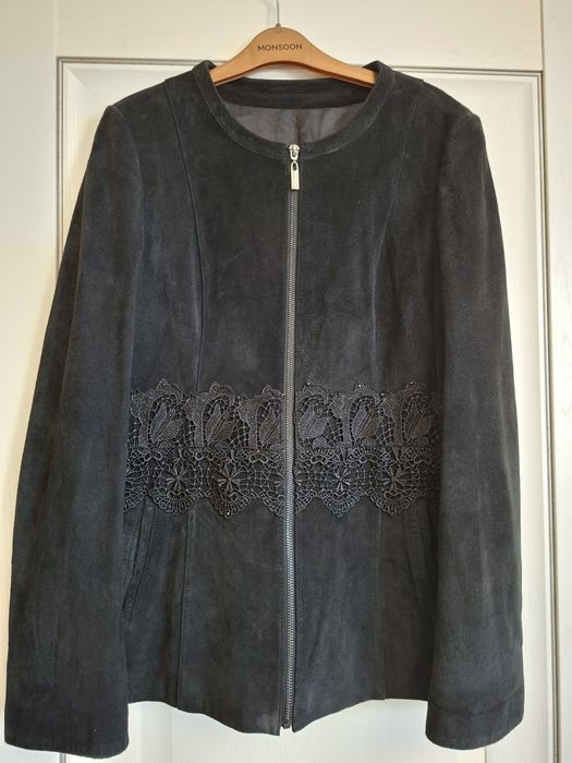 Замша куртка и кардиган