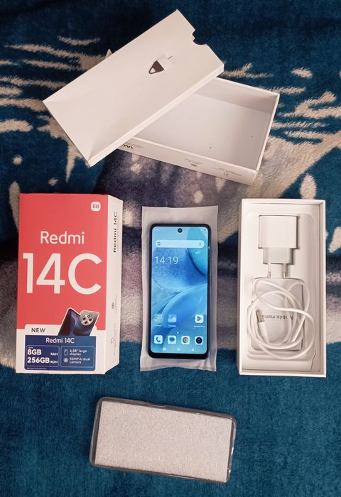 Новый Redmi 14С Blue 5G 8/256gb