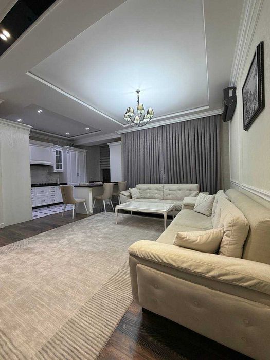 Светлая 4х комнатная 105м² ЖК Дархан | Новостройка в центре