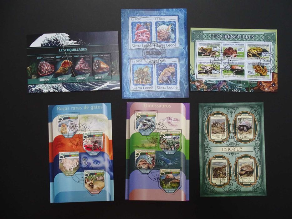 50 colite stampilate , timbre tematice Fauna/Animale (Lot 3108)