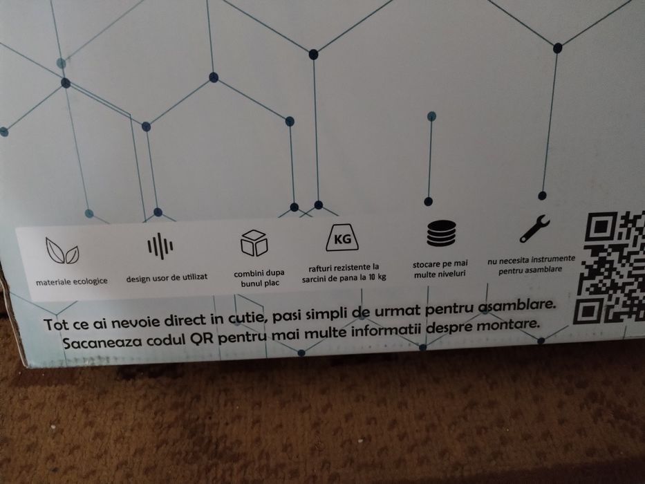 Dulap Modular, 4 Compartimente, D4105, 37x37x148 cm