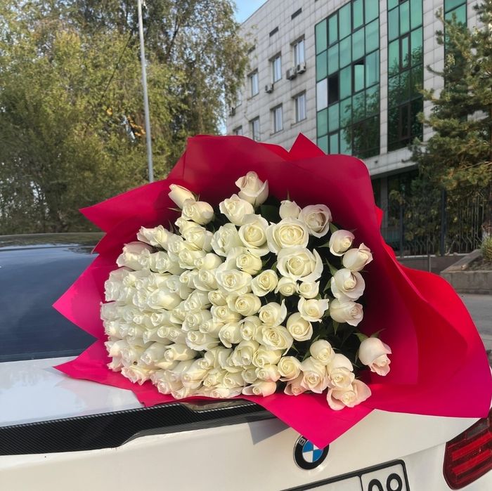 101 роза  свежие