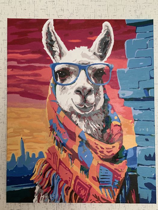 Картина Красотка Лама