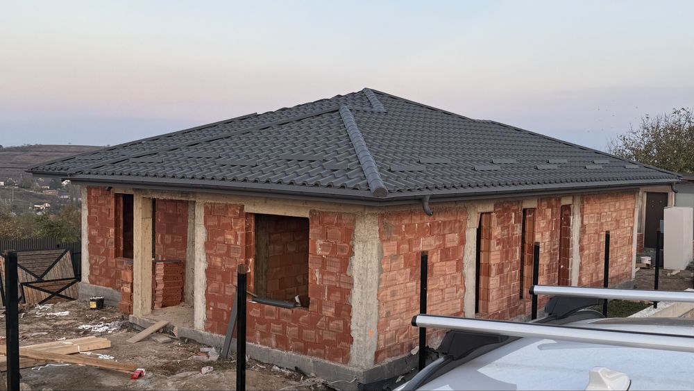 Casa 4 camere - la Rosu , Tomesti- 115mp construiti cu beci si terasa