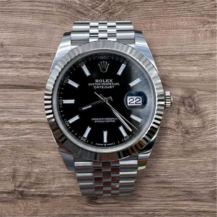 Rolex Datejust Silver Black AUTOMATIC & Luxury Edition 41 mm