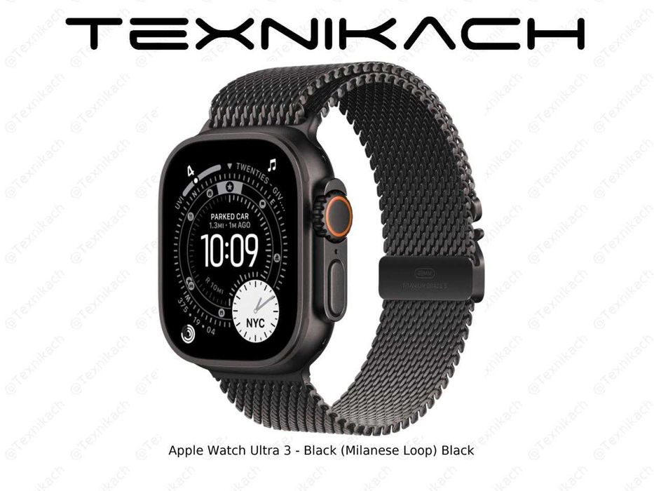 Новый Apple Watch Ultra 3 - Natural (Milanese Loop) Доставка