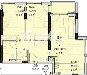 Продава се Тристаен апартамент в София, Малинова долина - 114 кв.м за 1163 €/кв.м - Снимка #2
