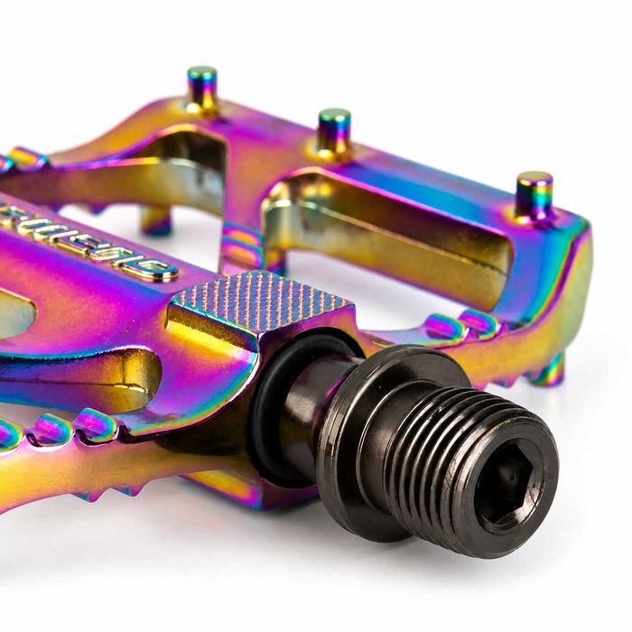 Ултра леки педали за велосипед PROMEND R67 Rainbow, CNC Алуминий, 3 Лагера