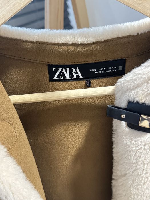 Дамско яке ZARA – тип teddy / еко пух