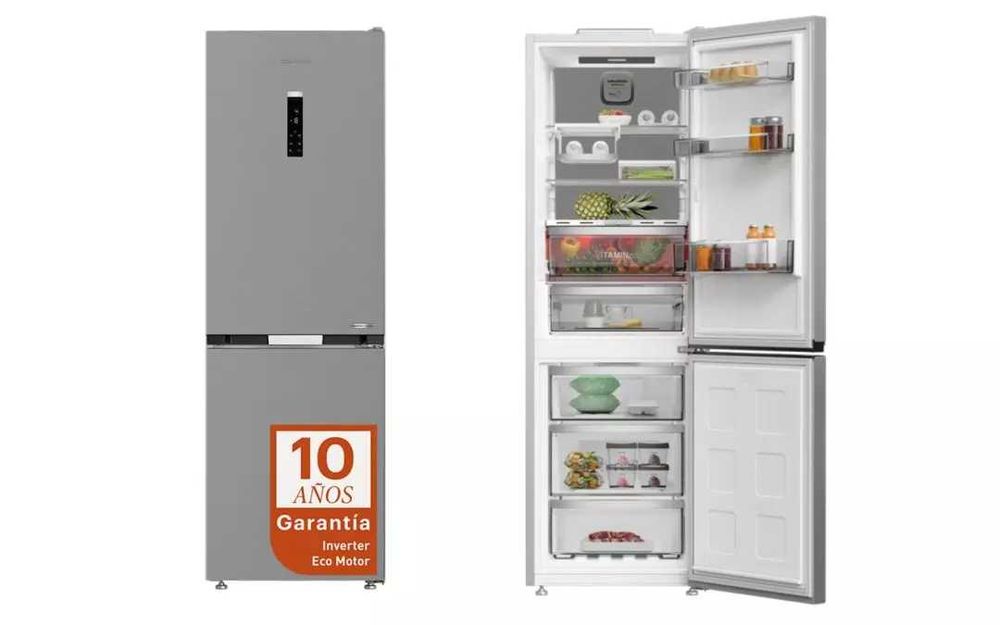 Нов хладилник с фризер, No Frost GRUNDIG  No Frost, Duo Cooling, 316