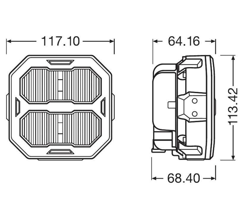 Led фар cube PX4500