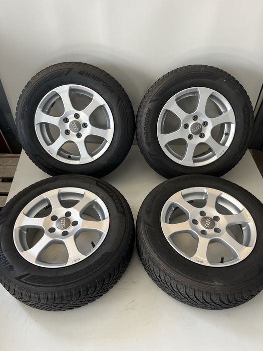Джанти 16 цола 5х112 за Ауди Кю3 и А6 Олроуд със зимни гуми 215/65/16