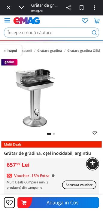 Gratar gradina inox