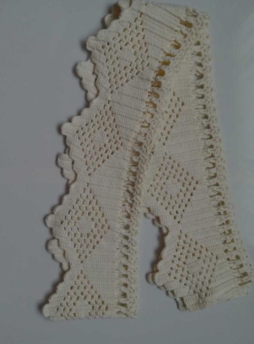 Hand made bordura 180 cm colt  cerceaf vechi decoratiune