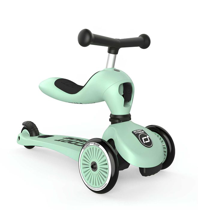 Самокат-каталка Scoot&Ride HighwayKick 1, с сиденьем и корзиной