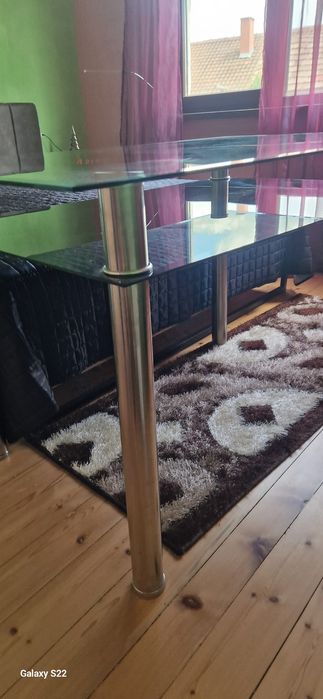 Стъклена маса  120/75/75