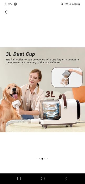 Aspirator 3in1 pentru toaletarea animalelor de companie SeveShop