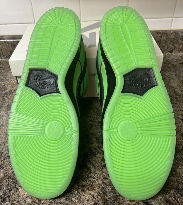 Nike SB Dunk Low x Powerpuff Girls Buttercup