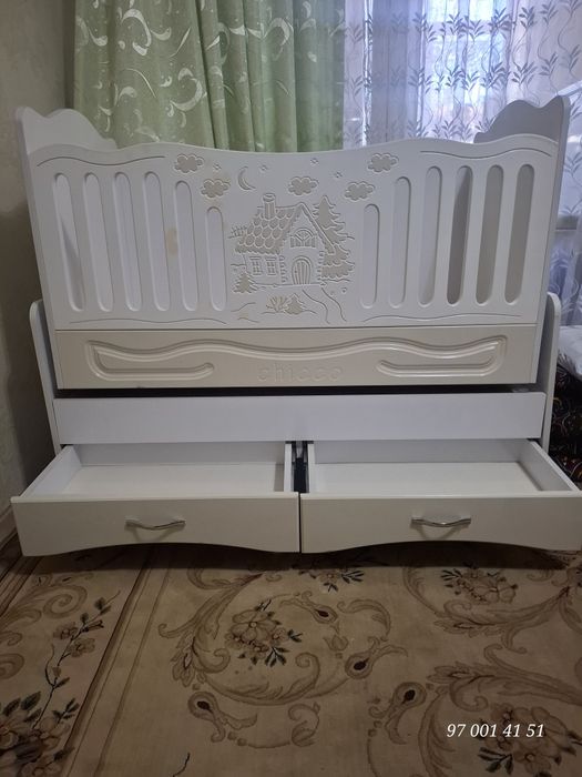 Детская кровать новая не пользовались. Янги ишлатилмаган совга кег