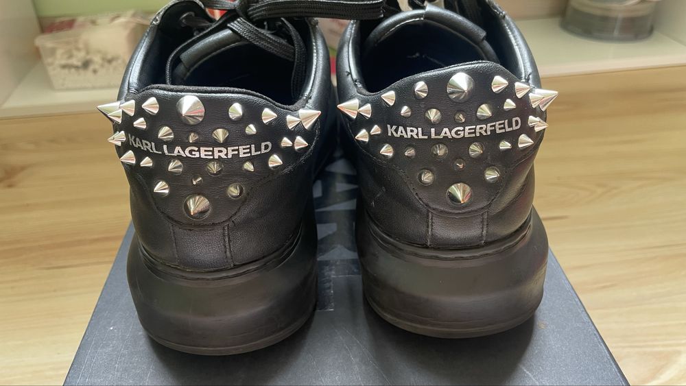 Karl Lagerfeld сникърси естествена кожа