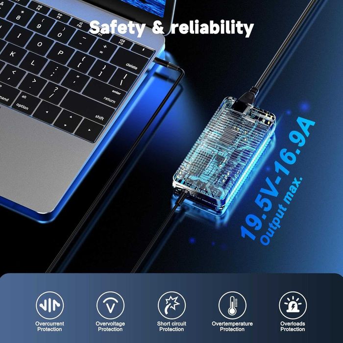 330W зарядно за лаптоп, за Dell DA330PM190, LA330PM160, 7.4 * 5.0mm