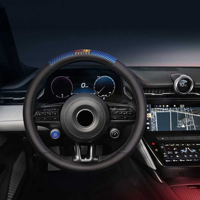 Калъф за волан Oracle Red Bull Racing с бял шев - 37/39см.