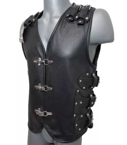 ПРОМОЦИЯ Кожен мото елек BLACK ROCK Код: 31179