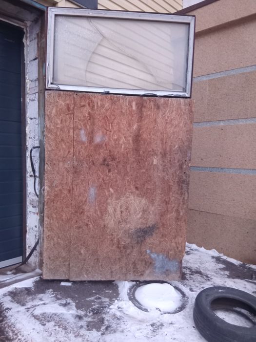 Ворота на бокс металлический