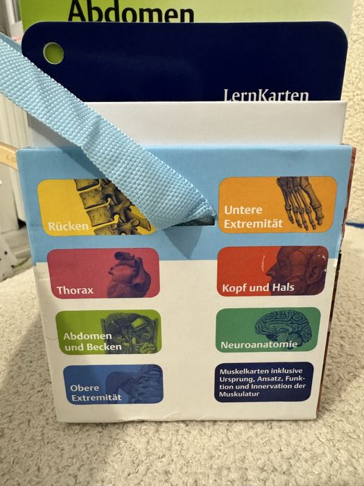 LernKarten der Anatomie / Учебни карти по анатомия