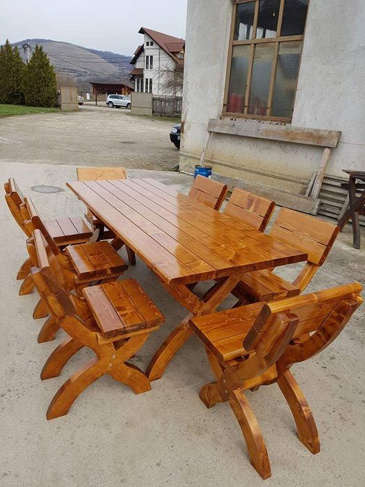 Mobilier de grădina masă banca scaun foisor, terasa, filigorie