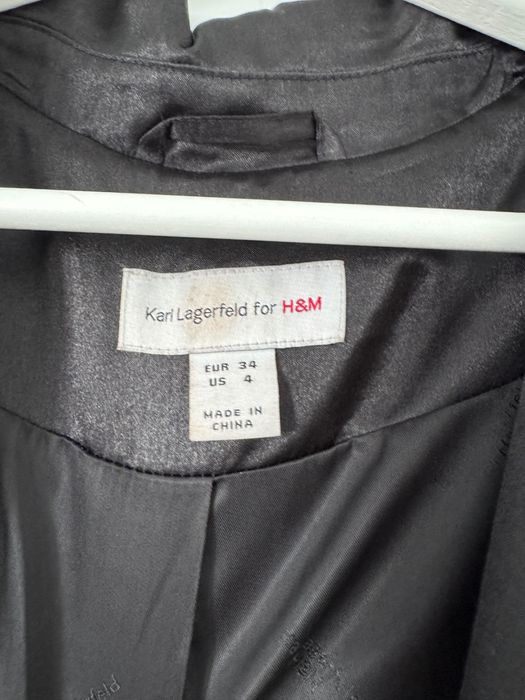 Sacou piesa rara Karl Lagerfeld x H&M mărimea XS-S