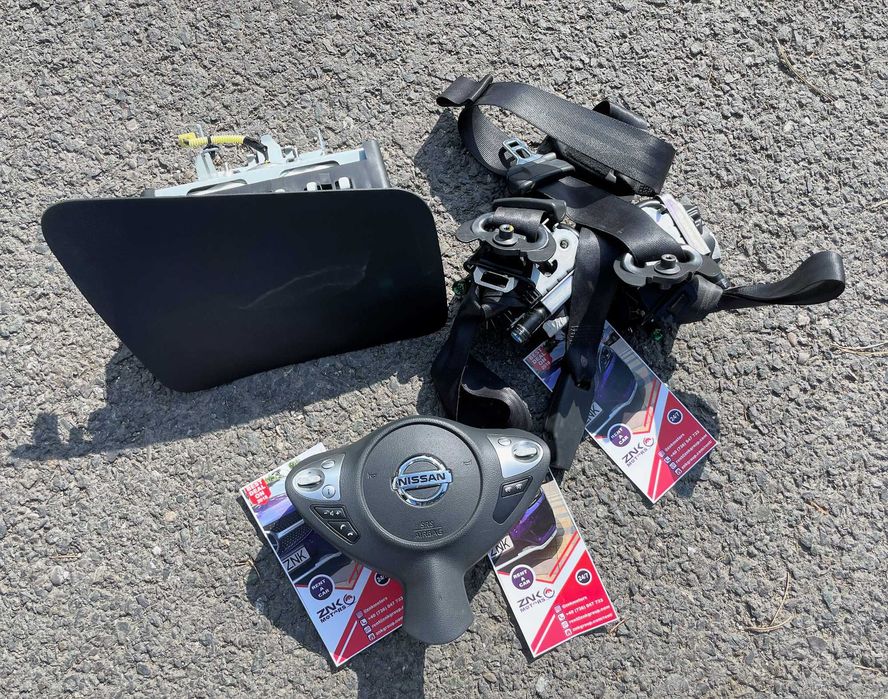NISSAN JUKE 20102018 kit airbag volan pasager plansa bord set centuri