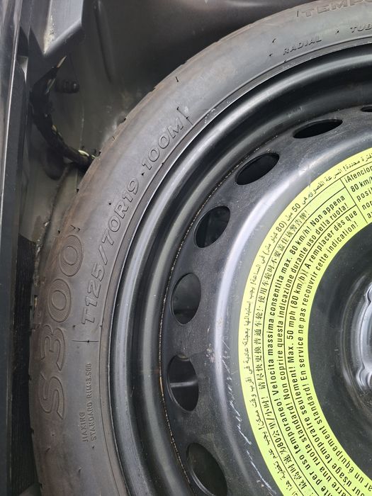 Rezervă slim + cric oem Audi A4 b8, A5
