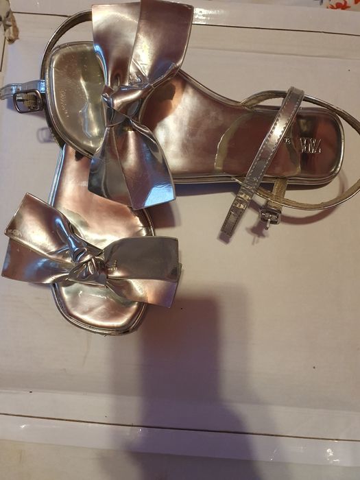 Sandale 36 Zara argintii