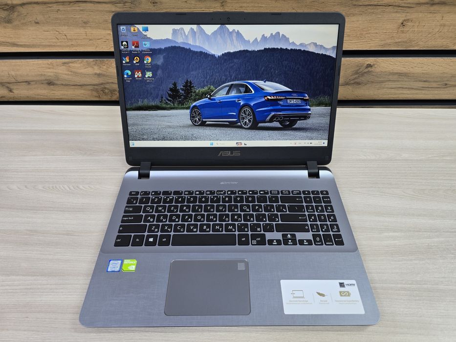 ASUS, Core i3-8Th, Ram 8Gb, SSD 128Gb, HDD 500Gb, NVIDIA 2Gb, Full HD
