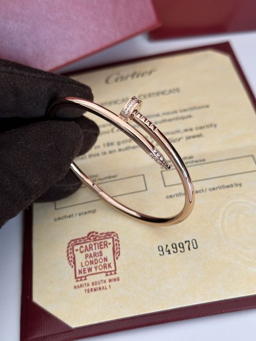Brățară Cartier Juste un Clou 19 Rose Gold 750 Diamond cu Cutie
