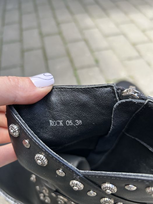 Ghete cu ținte stil rock/biker