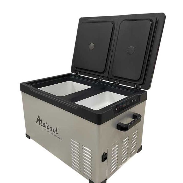 Хладилник за автомобил Alpicool 22 литра две отделения /12V/24V/220V
